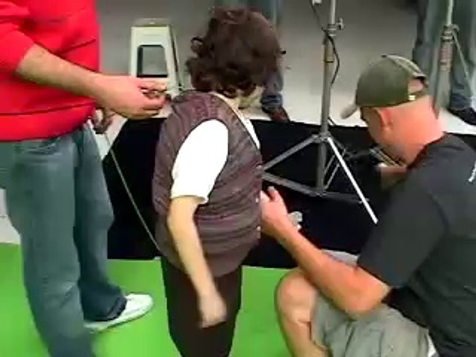Making-off da filmagem "O Menino Quadradinho"