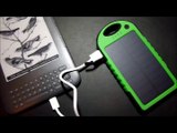 Expower(R) Solar Panel waterproof shockproof Charger 5000mAh Battery Power Pack