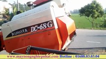 Xem giá mua bán giao máy gặt đập liên hợp Kubota Dc-68G Dc70gThái lan cho khách hàng các tỉnh giá rẻ nhất Miền Bắc Liên Hệ :01688030304