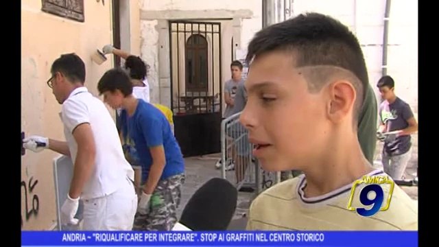 ANDRIA | Riqualificare per integrare , stop a i graffiti nel centro storico