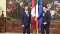 Roma - Renzi incontra Didier Burkhalter, Presidente della Confederazione elvetica (29.07.14)