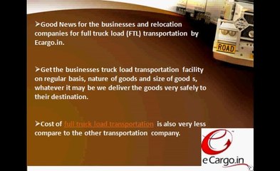 Full Truck Load Transportation