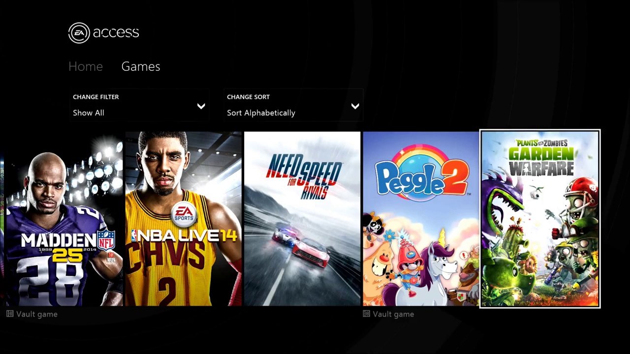 EA Access - App demo