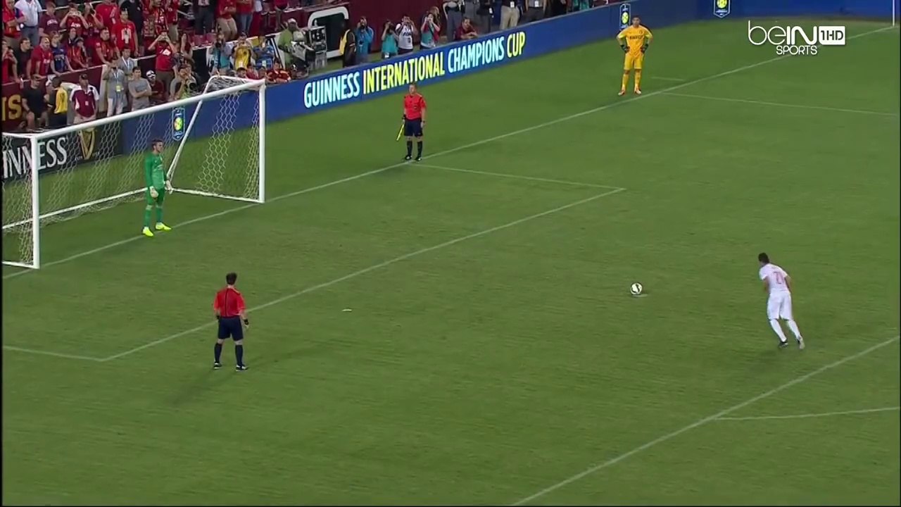 Le tir au but de Taïder contre Manchester United