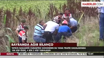 Bayram Tatilinin Trafik Bilançosu Ağır