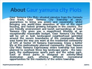 Gaur yamuna city Plots