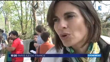 ACTION NON AUX ZOOS dans 19 20 France3 Ile-De-France 12 avril 2014