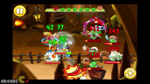 Angry Birds Epic So Close To The FINAL CAVE - CAVE 5 Burning Plain Level 7