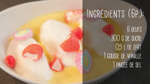 Recette d'îles flottantes - Vie Pratique Gourmand