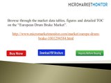 Europe Drum Brake Market Worth $2.8 Billion by 2018