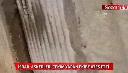 İsrail askerlerinden AA ekibine saldırı