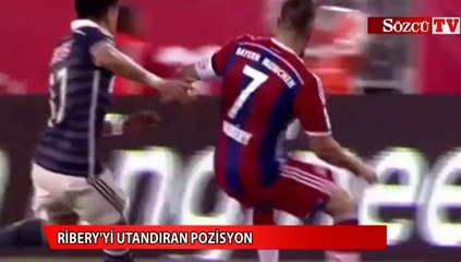 Ribery'yi utandıran pozisyon