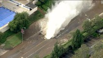 Explosion d'une canalisation à Los Angeles - ZAPPING ACTU DU 30/07/2014
