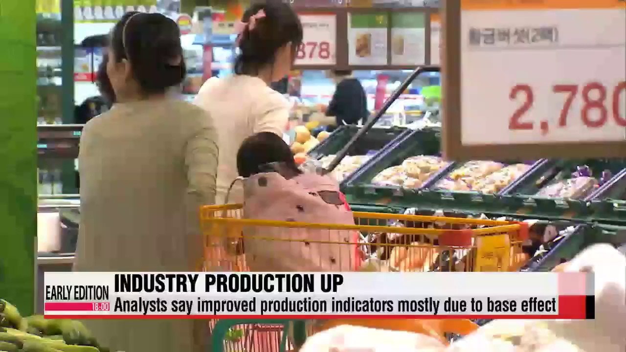 Korea's production output shows monthly rise in June; analysts say due to base effect (4)