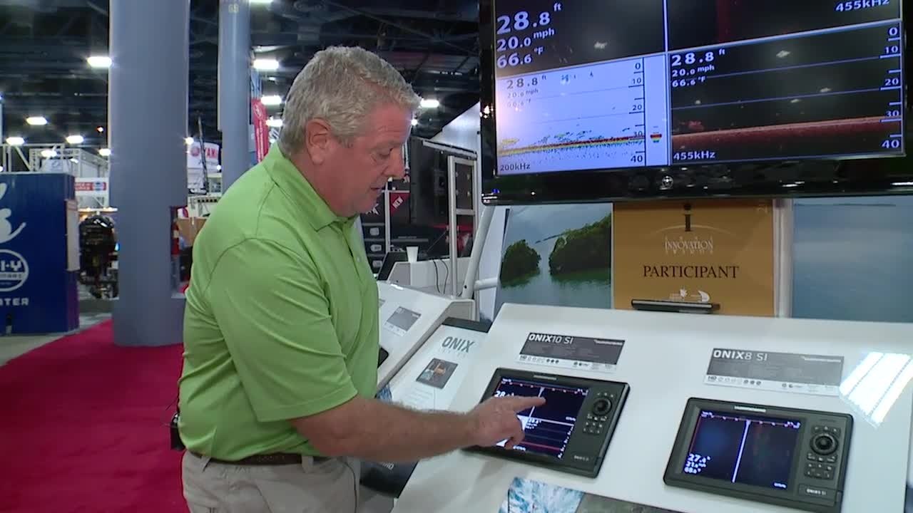 Gear Crazy at the 2014 Miami Boat Show - Humminbird ONIX SI