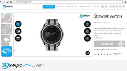 3Dswipe Web | A unique online shopping experience in 3D