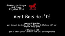 VERT BOIS DE L'IF - parcours SHF 5 ans - St-Vaast-la-Hougue - 29 juillet 2014