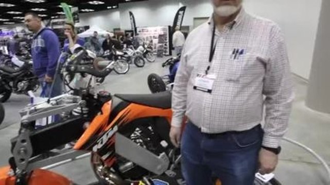 Lawson AWD all wheel drive KTM 250 two-stroke dirt bike