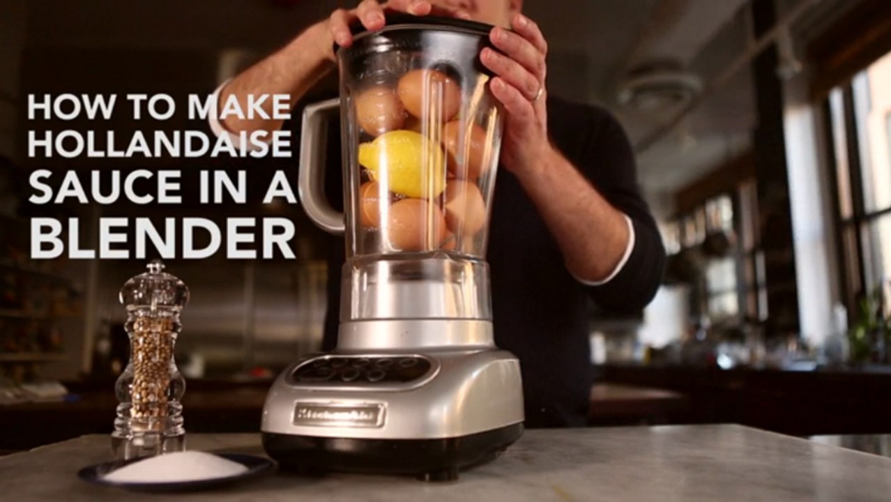 Ask the Test Kitchen: How to Make Hollandaise Sauce in a Blender