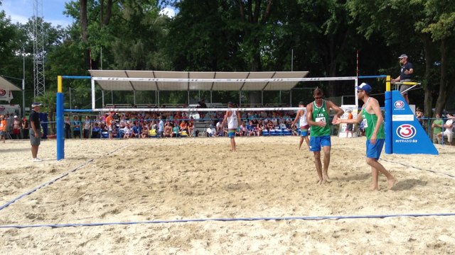 ITA vs CZE 1-2 Tomatis-Ranghieri vs Kufa, R.-Tichy 2èset 6-9 (21-16)