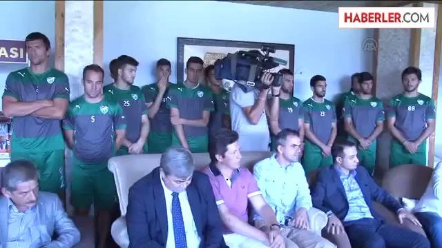 Bursaspor Kulübünde bayramlaşma töreni -