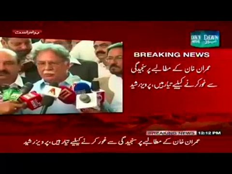 Imran Khan's Politics Based On Falsehood And Hatred_- Pervaiz Rasheed