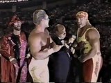 Hulk Hogan, Randy Savage & Sting Interview (WCW World War III) (11.26.1995)