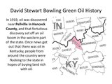 David Stewart Bowling Green: Bowling Green's Oil History