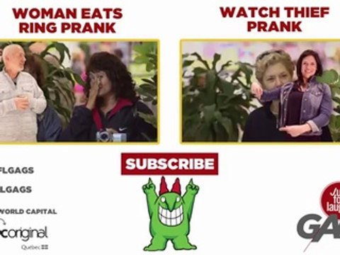 Kid Disappears Under Wedding Dress - Just for Laugh Gags.