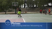Dribbling Drills Using 2 Basketballs 180Coaching Coach Tim Heuer Youth Basketball Newport Coast