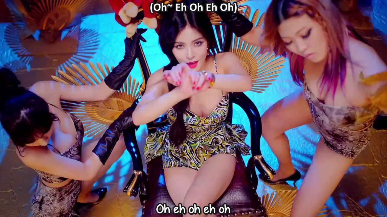 HYUNA - RED MV  (Sub Español - Roma - Hangul)