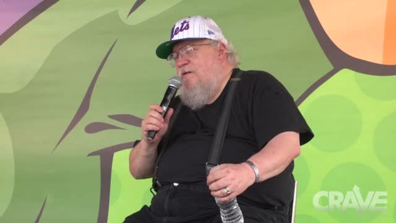 SDCC 2014: George R.R. Martin Interview at Superhero HQ!