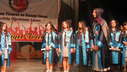 Çaycuma And.Öğretmen Lisesi Flama Devir Teslim töreni