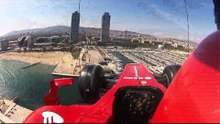 空飛ぶフェラーリF1マシン