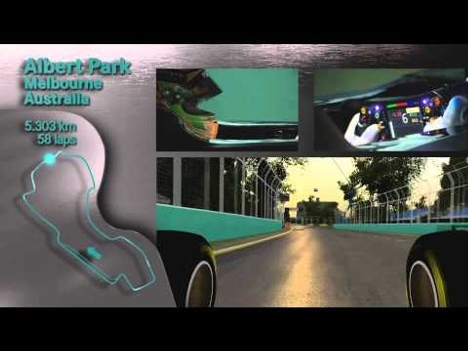 F1オーストラリアGP　ルイス・ハミルトンのサーキット紹介（英語）