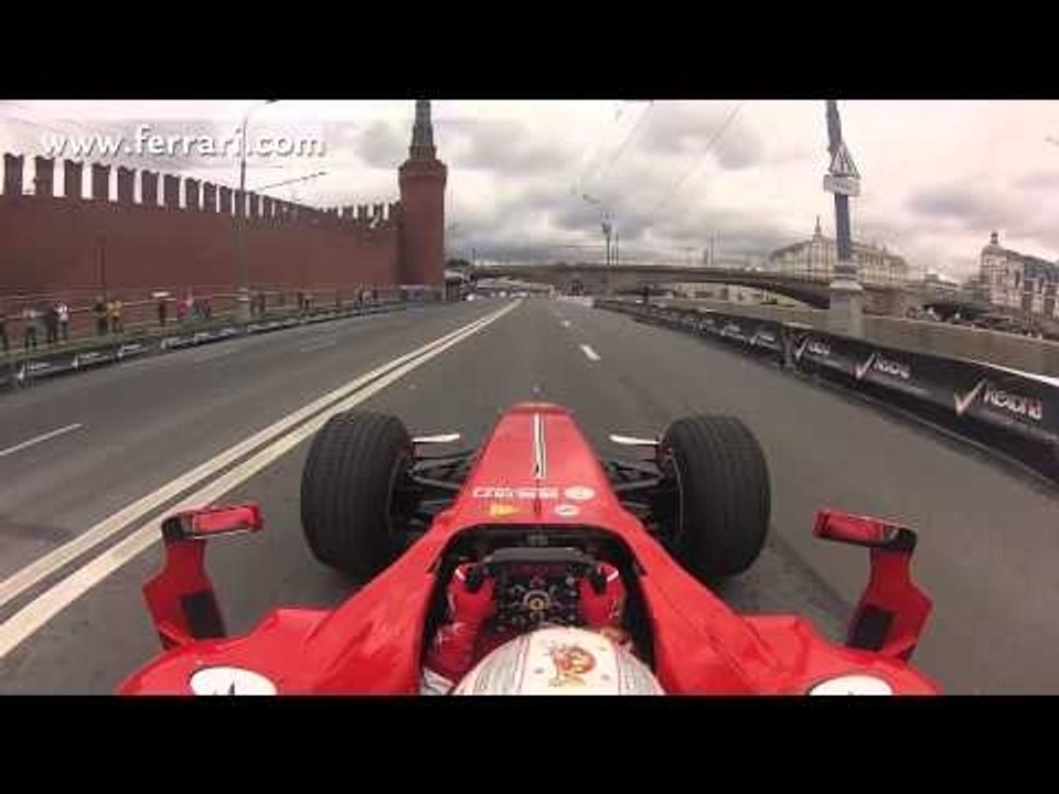 小林可夢偉 モスクワF1デモ走行 車載映像