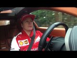 KIMI & THE FANS (En) Drive Ferrari car. ライコネン、フェラーリ市販車をドライブ