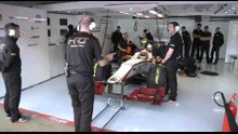 HRT、2012年F1マシンF112初走行