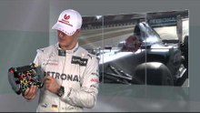 ミハエル・シューマッハ F1ステアリング解説