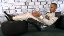 ハミルトン　F1シート＆ドライビングポジション解説
