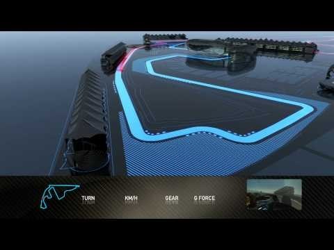 Formula 1 2010Track Simulation Abu Dhabi Sebastian Vettel