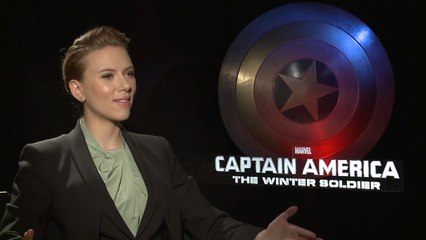 Captain America : Le Soldat de l'Hiver - Interview Scarlett Johansson (2) VO
