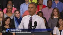 Obama celebra crecimiento económico de EEUU