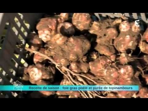Recette de saison : Foie gras poêlé et purée de topinambours