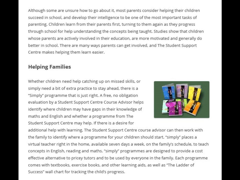 How Student Support Centre Helps Families