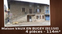 A vendre - Maison/villa - VAUX EN BUGEY (01150) - 4 pièces - 114m²