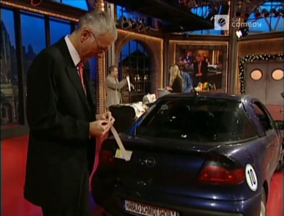 Die Harald Schmidt Show - 1355 - 2003-12-10 - Günther Jauch, Autoaufkleber