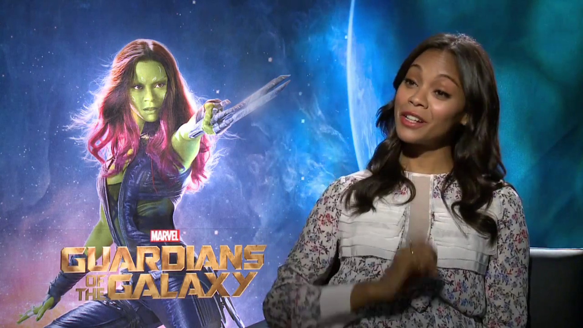 Gamora Gardien De La Galaxie 3 Les Gardiens de la Galaxie - Interview Zoe Saldana VO - Vidéo Dailymotion