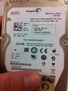 $300 Data Recovery's Longest Data Recovery Ever! (500GB Seagate 2.5- SATA)