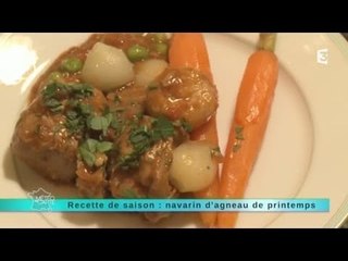 Recette de saison : navarin d'agneau de printemps